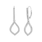 3/4 Ct. T.w. White Diamond 14k Gold Drop Earrings