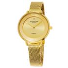 Stuhrling Womens Gold Tone Strap Watch-sp15763