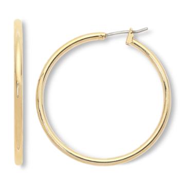 Mixit Gold-tone Classic Hoop Earrings