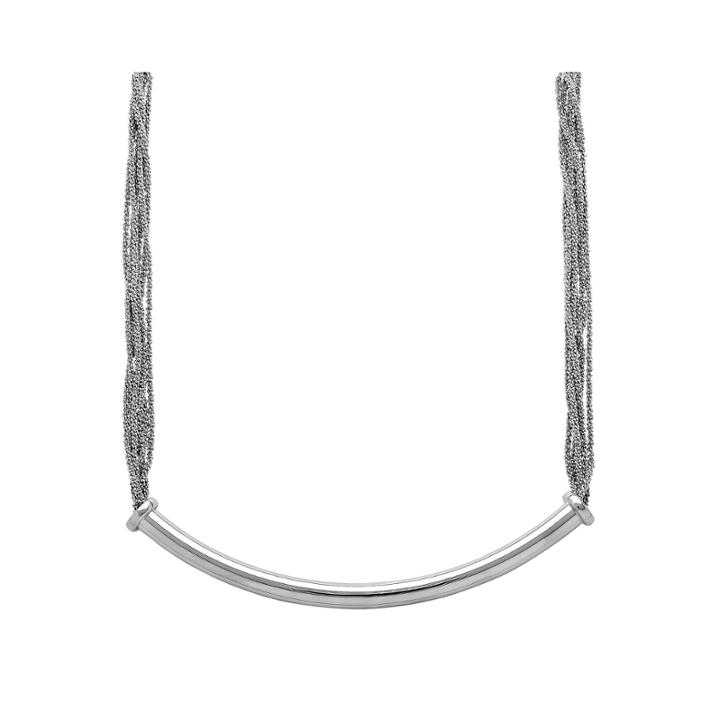 Sterling Silver Adjustable Bar Necklace