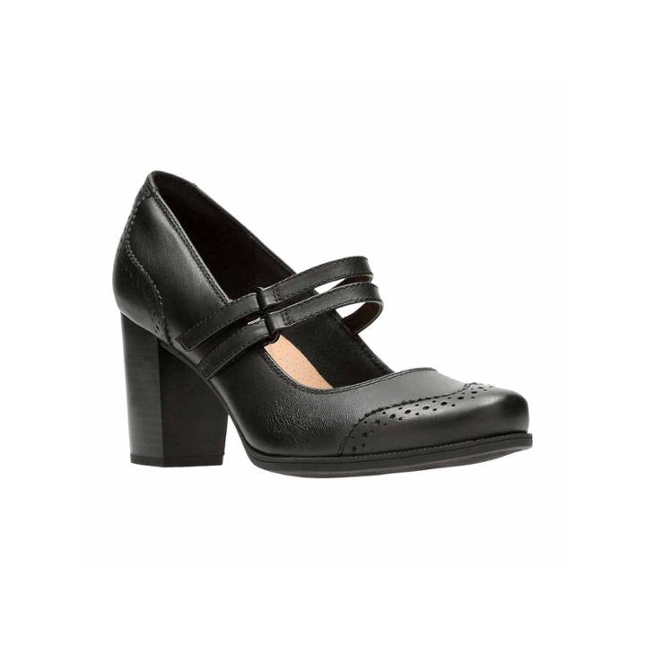 Clarks Claeson Tilly Leather Womens Mary Jane Shoes