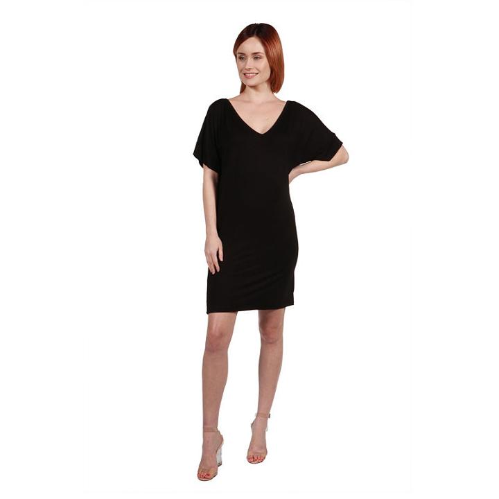 24/7 Comfort Apparel Ashton Shift Style Mini Dress