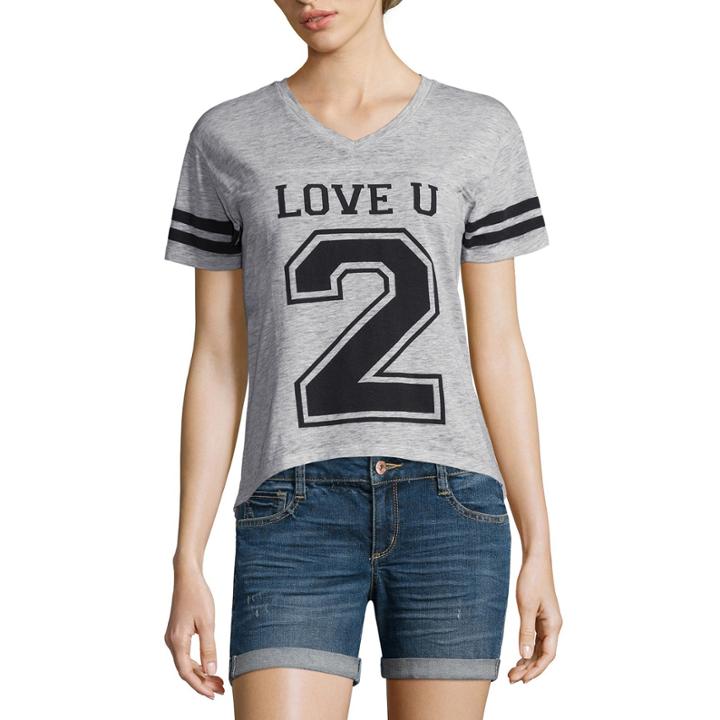 Freeze Short-sleeve Burnout Football Tee - Juniors