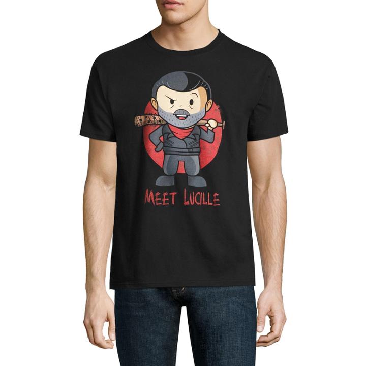 Walking Dead Negan Simple Chibi Graphic T-shirt