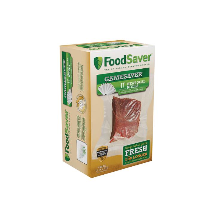 Foodsaver Gamesaver 6-pk. 11x16' Heat-seal Rolls