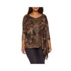 Unity3/4 Sleeve World Wear Printed Tunic Top Plus