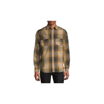 Parish Long Sleeve Checked Button-front Shirt