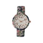 Olivia Pratt Womens Navy Floral Expansion Band Watch 25975navy