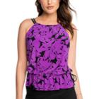 Vanishing Act By Magic Brands Control Blouson Swimsuit Top