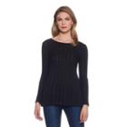Skyes The Limit Fall Essential Long Sleeve Rib Pullover Sweater- Plus