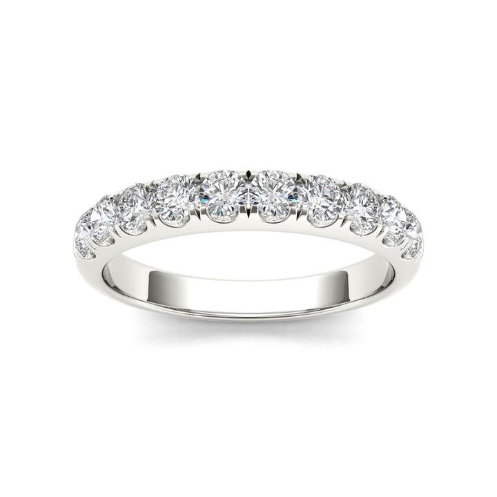 Womens 3/4 Ct. T.w. White Diamond 14k Gold Wedding Band