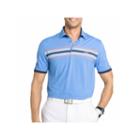 Izod Golf Short Sleeve Chest Stripe Polo Shirt