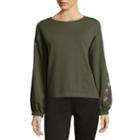A.n.a Embroidered Sweatshirt