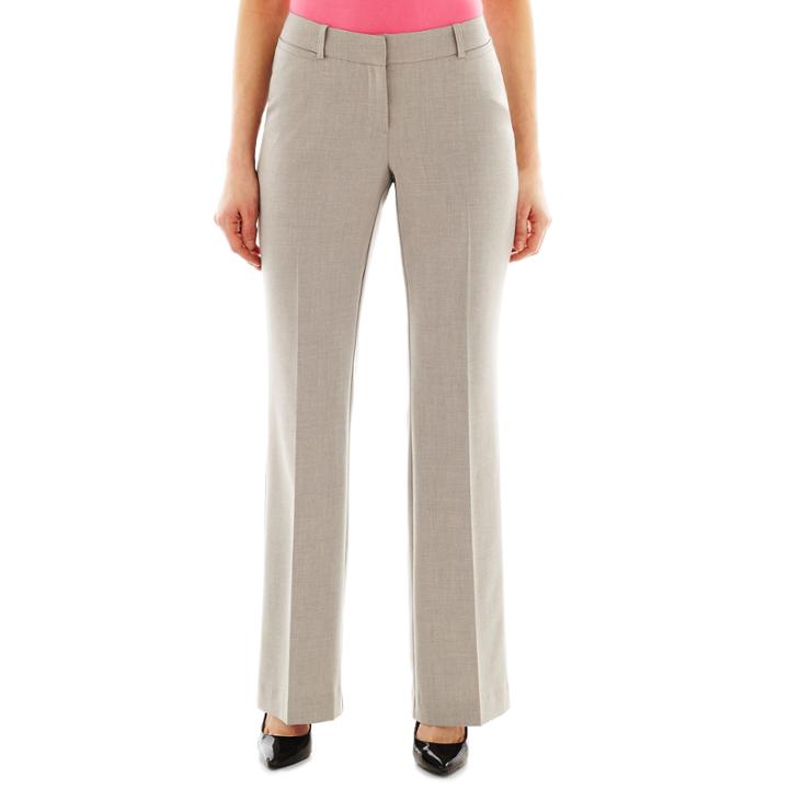 Worthington Essential Curvy Fit Trouser Pants - Tall