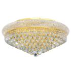 Empire Collection 15 Light Clear Crystal Flush Mount Ceiling Light