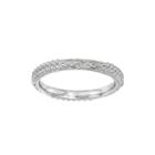 Personally Stackable Sterling Silver Patterned Stackable Ring