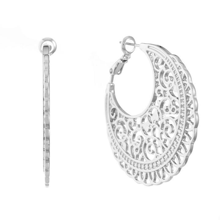 Liz Claiborne 44.4mm Hoop Earrings