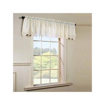 Hathaway Emb Val Rod-pocket Scallop Valance