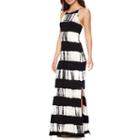 Weslee Rose Sleeveless Stripe Maxi Dress