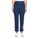 Alfred Dunner Out Of The Blue Classic Fit Ankle Pants