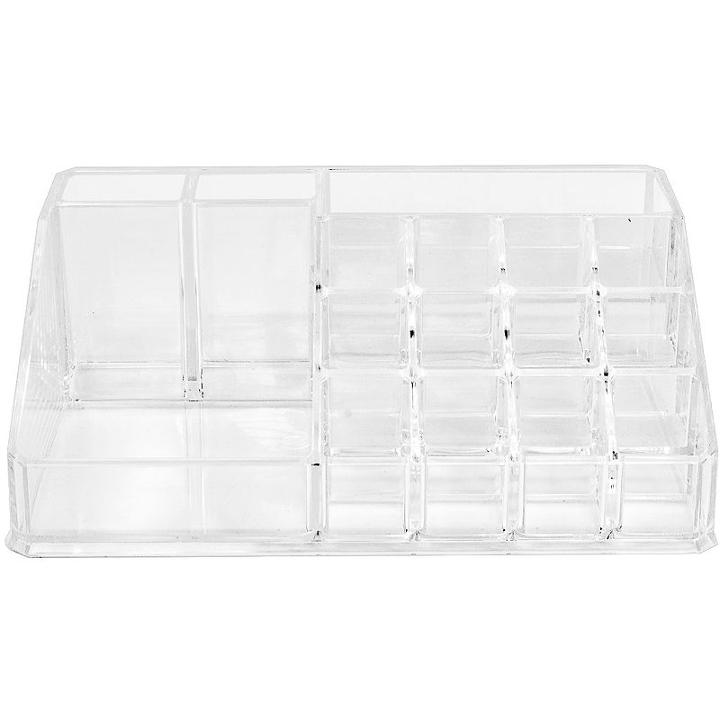 Sorbus Acrylic Top Sectional Cosmetic Organizer - Multi Compartment