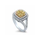 Limited Quantities! Womens 2 Ct. T.w. Round Yellow Diamond 18k Gold Engagement Ring