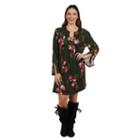 24/7 Comfort Apparel Get Happy Minidress - Plus