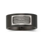 Men's 10mm Cable Band Stainless Steel