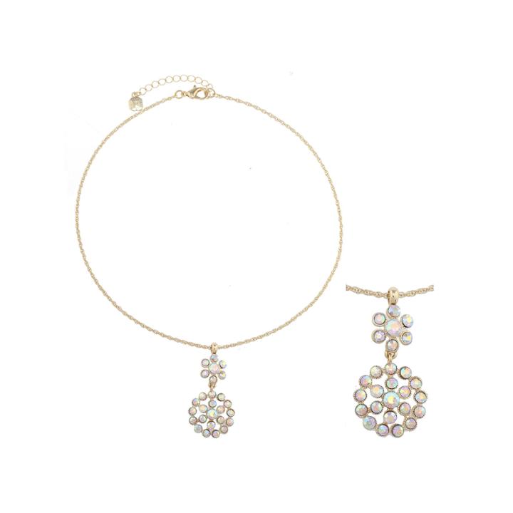 Monet Jewelry White Pendant