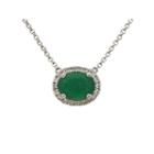 Limited Quantities! 1/5 Ct. T.w. Genuine Emerald 14k Gold Pendant Necklace