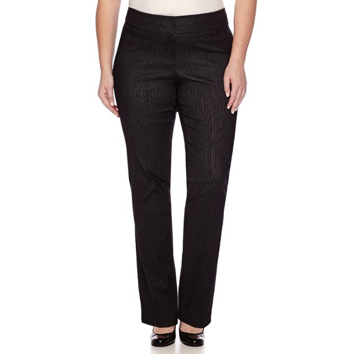 Heart & Soul Double Waist Pinstripe Pants - Juniors Plus Short
