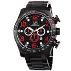 Joshua & Sons Mens Black Strap Watch-j-127rd