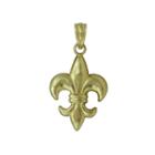 10k Yellow Gold Fleur-de-lis Charm