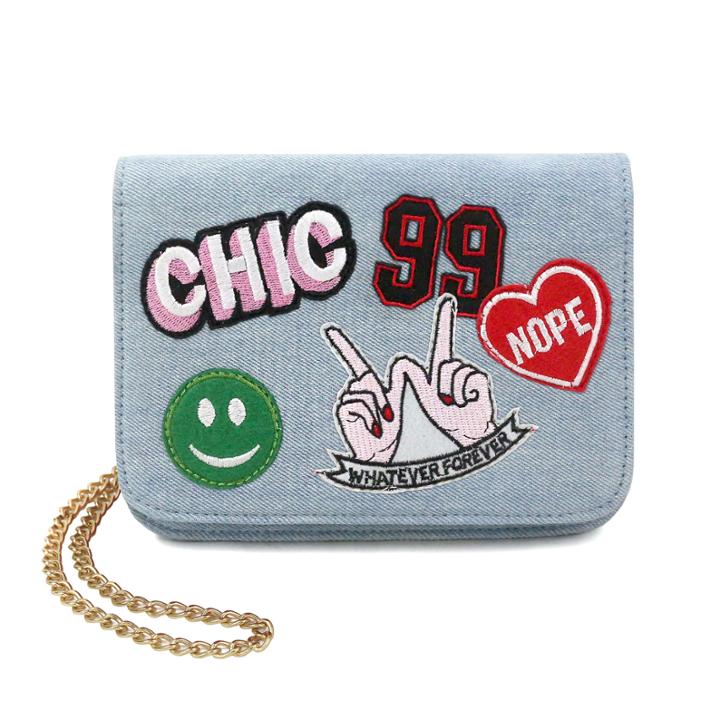 Olivia Miller Audra Chic Patch Crossbody Bag