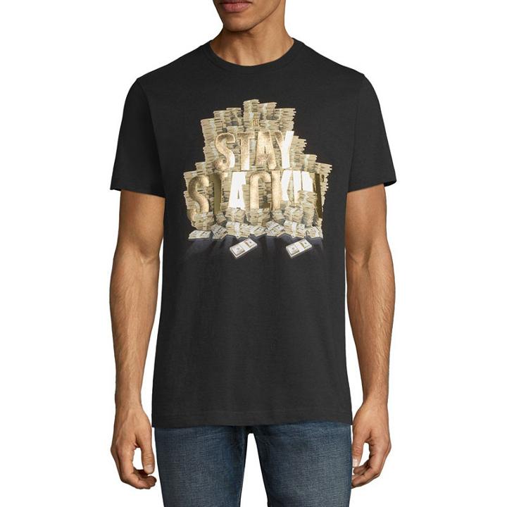 Parish Not Applicable Short Sleeve Geometric Graphic T-shirt