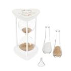 Cathy's Concepts Personalized Floral Unity Sand Ceremony Hourglass Set