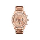 Caravelle New York Womens Rose-tone Bracelet Chronograph Watch 44l117
