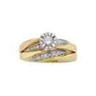 Limited Quantities 1/2 Ct. T.w. Diamond 10k Yellow Gold Bridal Ring Set