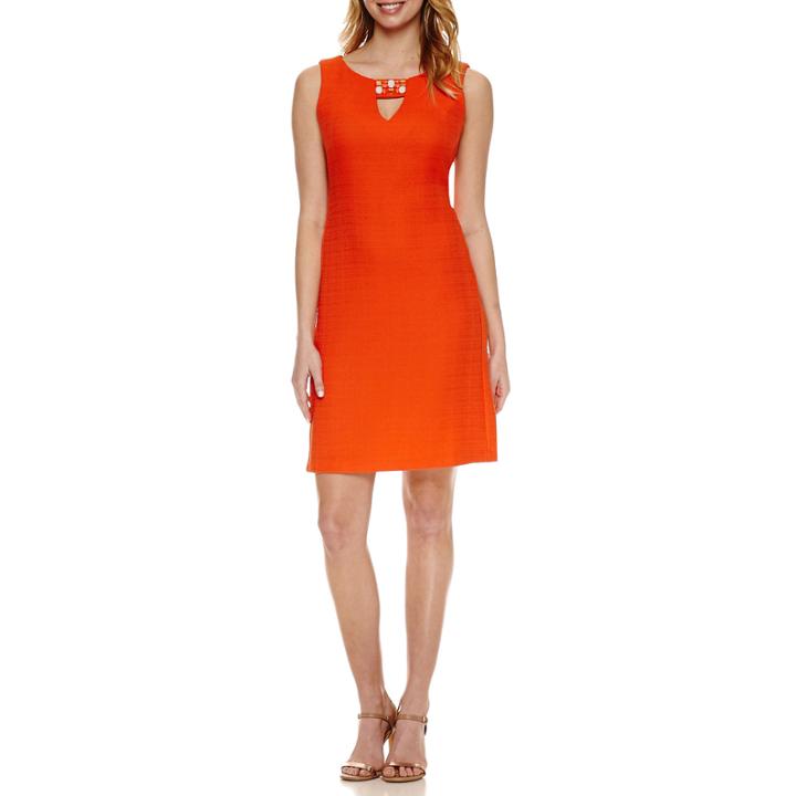 Ronni Nicole Sleeveless Embellished Sheath Dress