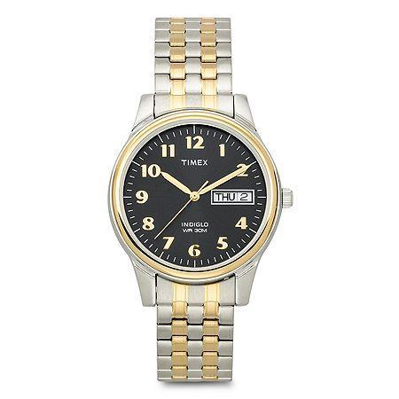 Timex Mens Two-tone Expansion Band Watch