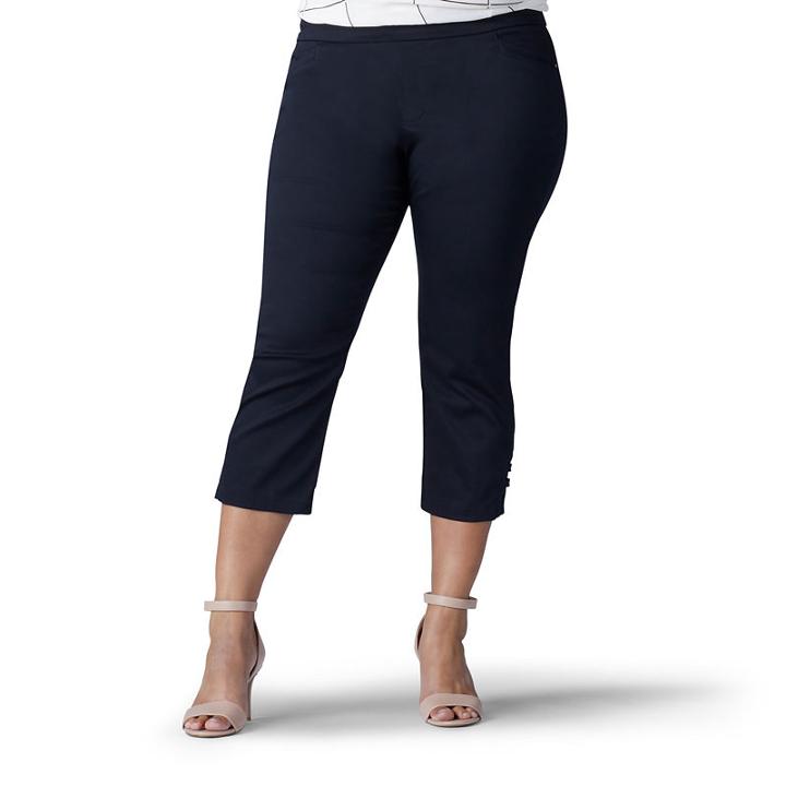 Lee Stretch Sateen Elena Capri-plus