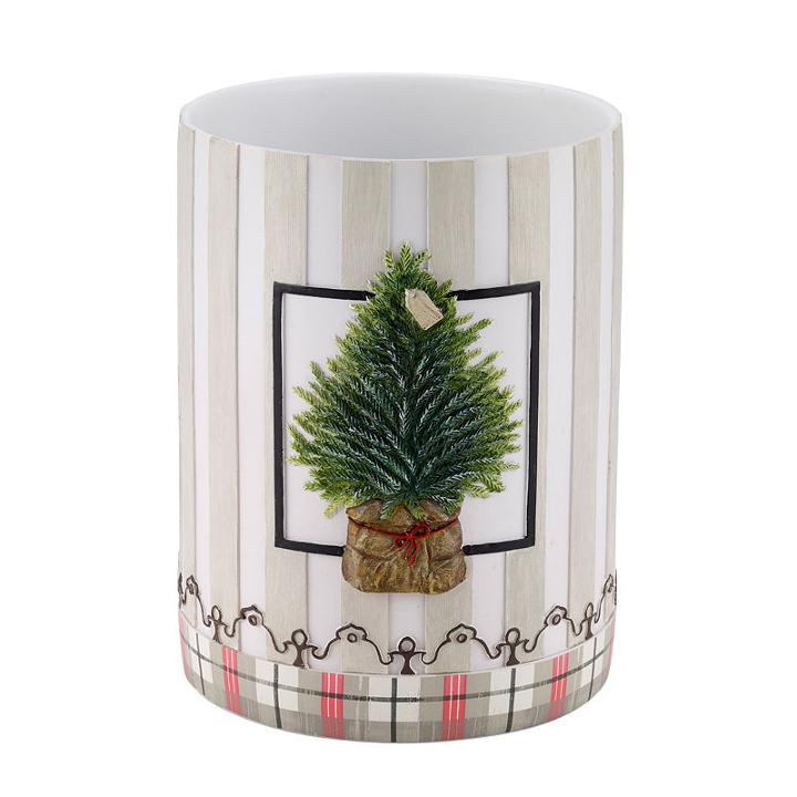 Avanti Farmhouse Holiday Waste Basket