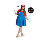 Super Mario: Mario W/ Skirt Costume For Women