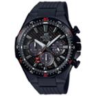 Casio Mens Black Strap Watch-eqs800cpb-1av