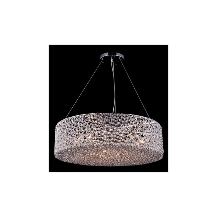 Decla 10-light Chrome Chandelier