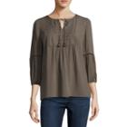 Sjb Embroidered Tassel Blouse