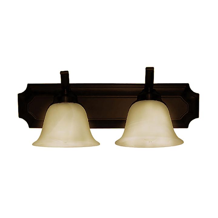 Jaden 2-light Brown Bath Vanity