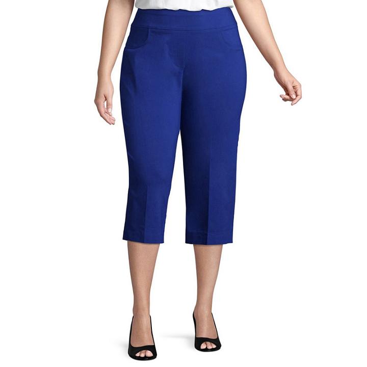 Lark Lane Must Have Pull On Tech Capri - Plus