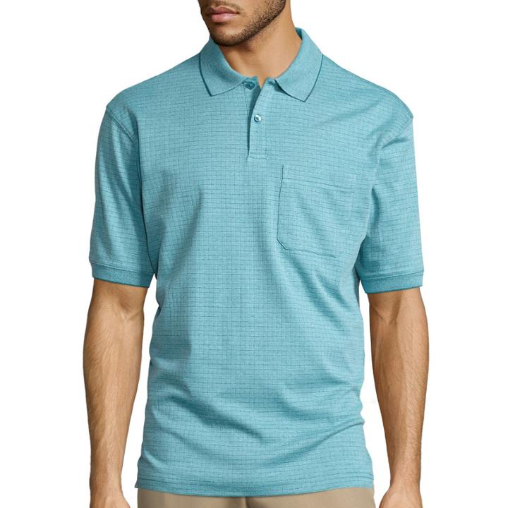 Haggar Short Sleeve Minibox Polo