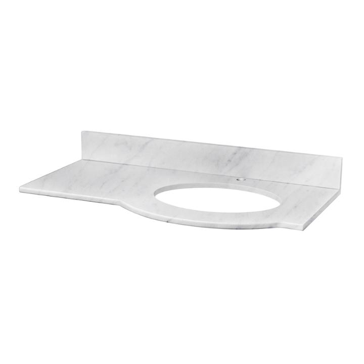 American Imaginations Tiffany Rectangle Countertopsingle Hole Right Faucet Marble Top